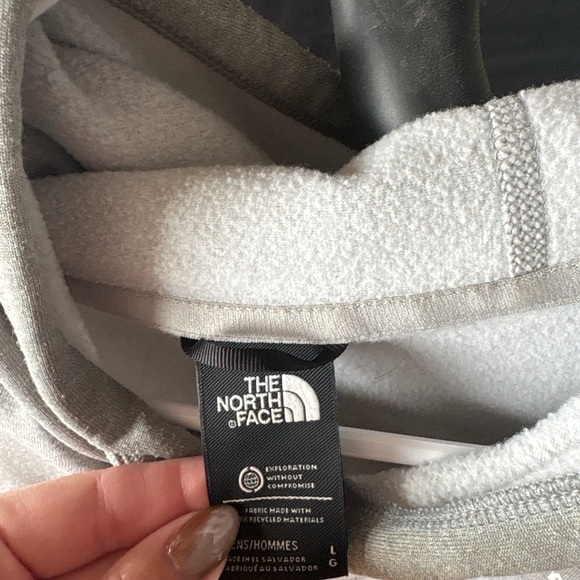The North Face Gray Pullover Hoodie Men’s Size L - Picture 4 of 4